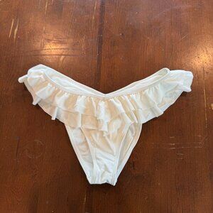 Tularosa White Bikini Bottoms Size XS